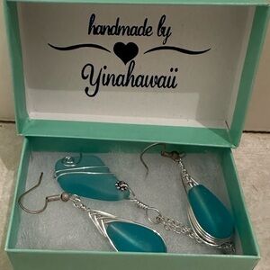 Turquoise and Silver Jewelry Set